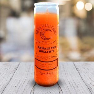 Exhale The BullSh*t- Orange Candle- Ritual Candle